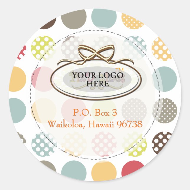 Adesivo Redondo Bolinhas retrorreflectoras do PixDezines/plano de  (Frente)