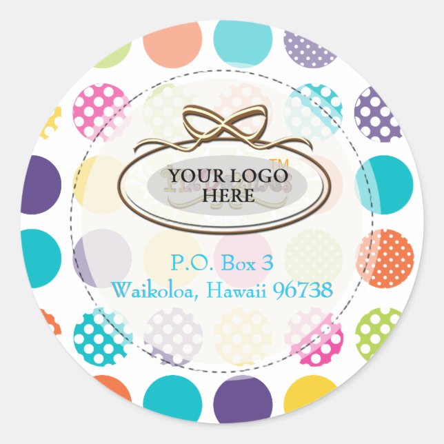 Adesivo Redondo Bolinhas retrorreflectoras do PixDezines/plano de  (Frente)