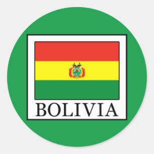 Adesivo Redondo Bolívia