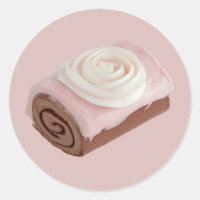 Bolo de chocolate com Glacé rosa
