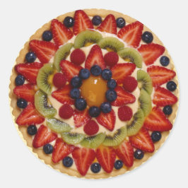 Adesivo Redondo Bolo de fruta