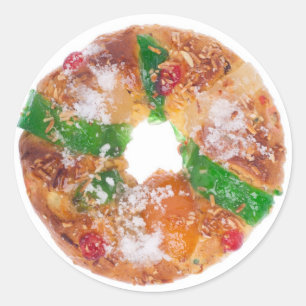 Adesivo Redondo Bolo português Rei