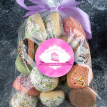 Bolo Rosa De Aquarela Elegante Com Amor