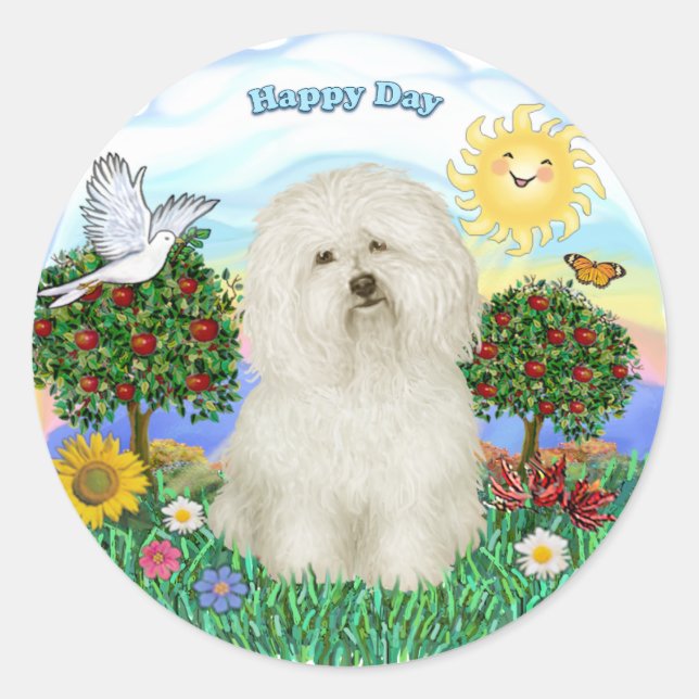 Adesivo Redondo Bolonha #2 (Frente)