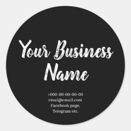 Adesivo Redondo Bolos de na moda, padaria, artesanato