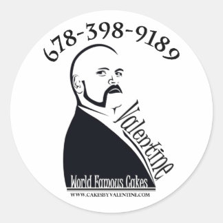 Adesivo Redondo Bolos por Namorados