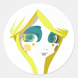 Adesivo Redondo Bom.Bom Galupe Sticker