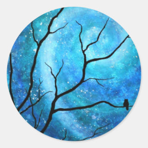 Adesivo Redondo Bom dia, Starshine