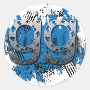 Adesivo Redondo bom jogo do gg