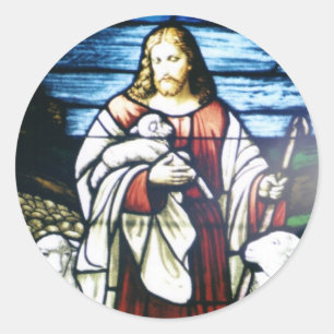 Adesivo Redondo Bom Shepard Sticker