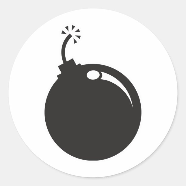 Adesivo Redondo Bomba (Frente)