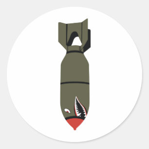 Adesivo Redondo Bomba