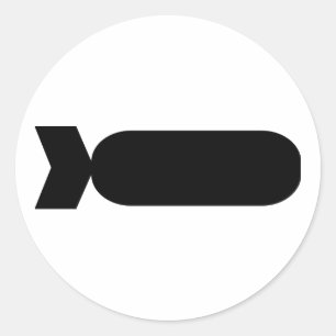 Adesivo Redondo Bomba