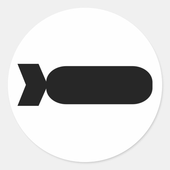 Adesivo Redondo Bomba (Frente)