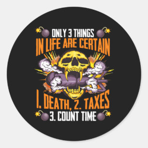 Adesivo Redondo Bomba Esquadrão Eod