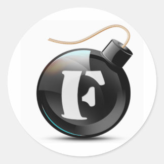 Adesivo Redondo Bomba F