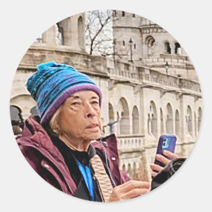 Adesivo Redondo bomba fotográfica