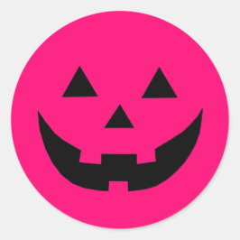 Adesivo Redondo Bombagem rosa-branca e branca Sensibilização para