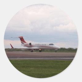 Adesivo Redondo Bombardier Lear Jet 45XR