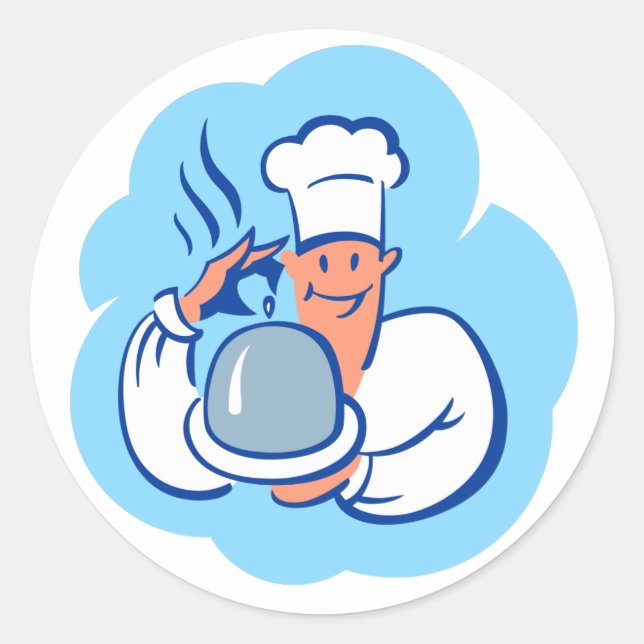 Adesivo Redondo Bon aptite! (Frente)