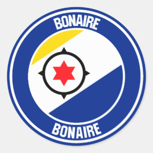 Adesivo Redondo Bonaire Round Emblem