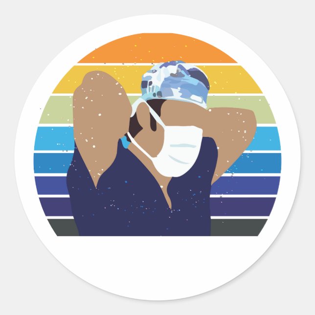 Adesivo Redondo boné de depuração de cinza (Frente)