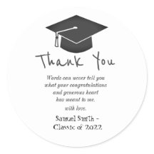 Boné de Escrita Manual e Graduação de Tassel Obrig