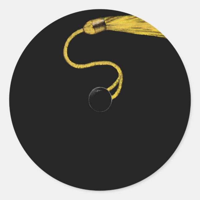 Adesivo Redondo Boné de formatura (Frente)