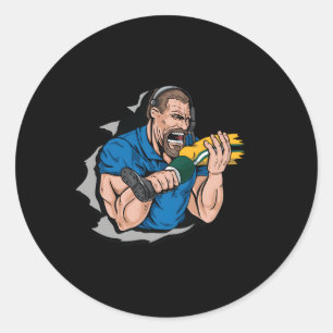 Adesivo Redondo Bonés do joelho mordedora