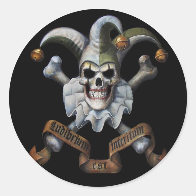 Adesivo Redondo Bonie, o Joker (Frente)