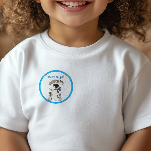 Adesivo Redondo Bonita Maneira De Ser Premiado Pup Personalizado