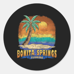 Adesivo Redondo Bonita Primaveras Florida Vintage angustiou Souven