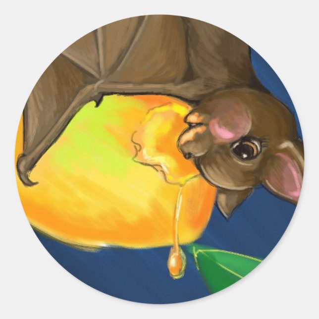 Adesivo Redondo Bonita Stickers (Frente)