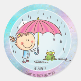 Adesivo Redondo Bonitas BFF Besties Kawaii presentes para garotas 