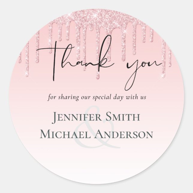 Adesivo Redondo Bonito Orçamento Casamento Menino Derrubando Glitt (Frente)