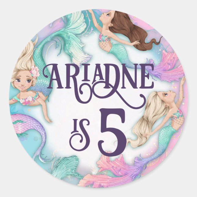 Adesivo Redondo Bonito Pequeno Seretide (Frente)