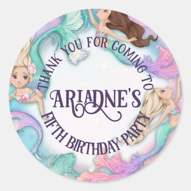 Adesivo Redondo Bonito Pequeno Seretide (Frente)