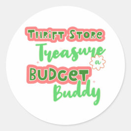 Adesivo Redondo Bonito presente para aqueles que amam o desenvolvi