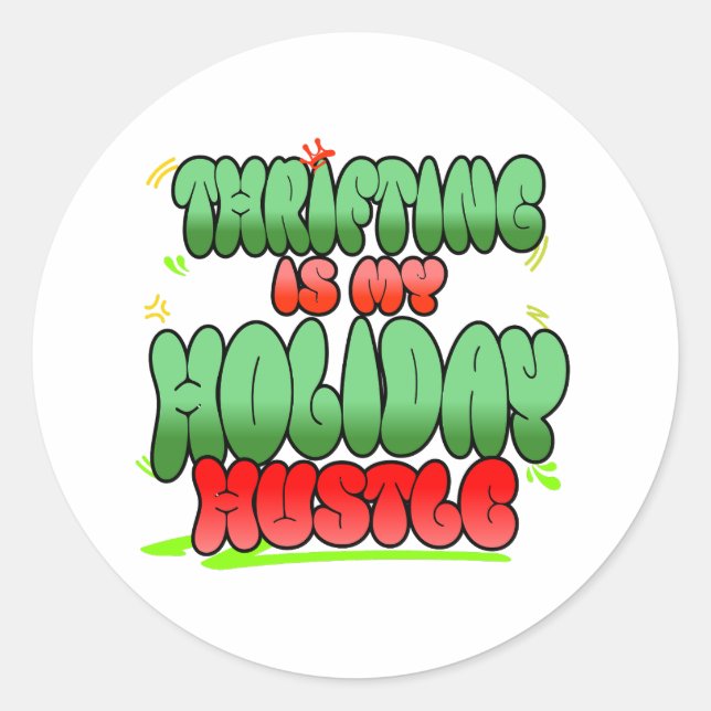 Adesivo Redondo Bonito presente para aqueles que amam o desenvolvi (Frente)