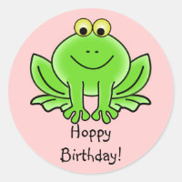 Bonito Sapo de Cartografia Hoppy Aniversário Engra