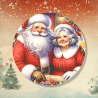 Bonito Sr. e Sra. Papai Noel personalizaram o Nata