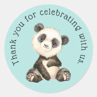 Bonito Urso de Panda Obrigado