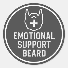 Adesivo Redondo Bonitos Homens Apoiando Emocional Oferta de Piada