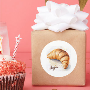 Adesivo Redondo Bonjour! Vinheta