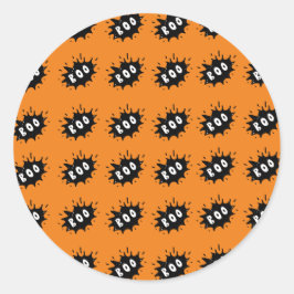 Adesivo Redondo Boo!