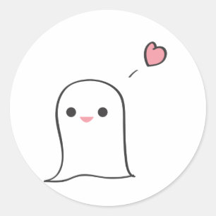 Adesivo Redondo Boo