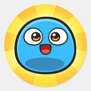 Adesivo Redondo Boo Stickers