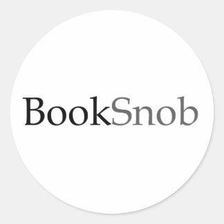 Adesivo Redondo BookSnob Sticker (Claro)