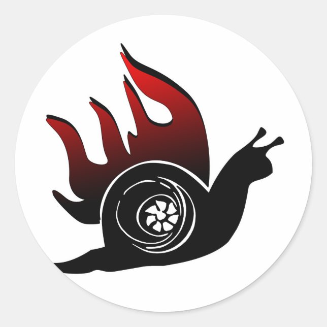 Adesivo Redondo Boost Snail (Frente)
