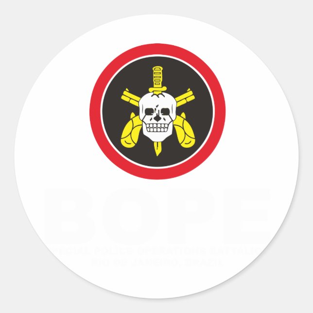 ADESIVO REDONDO BOPE (Frente)